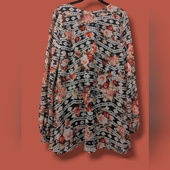 Show Me Your Mumu Floral Jamie Tunic Dress Boho Bohemian - Picture 3 of 10